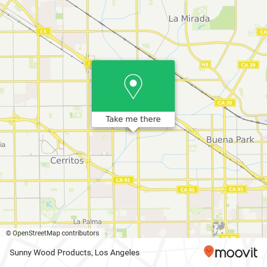 Sunny Wood Products map