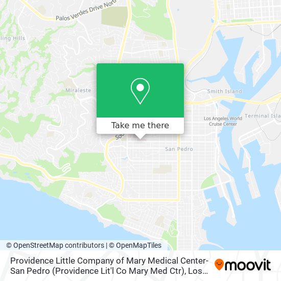 Providence Little Company of Mary Medical Center-San Pedro (Providence Lit'l Co Mary Med Ctr) map