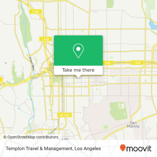 Mapa de Templon Travel & Management