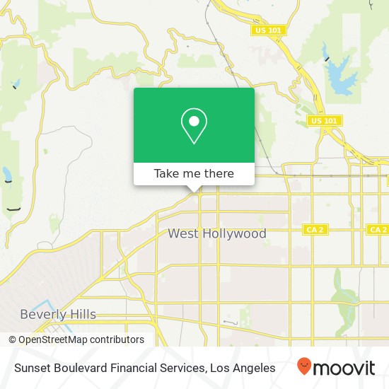 Mapa de Sunset Boulevard Financial Services