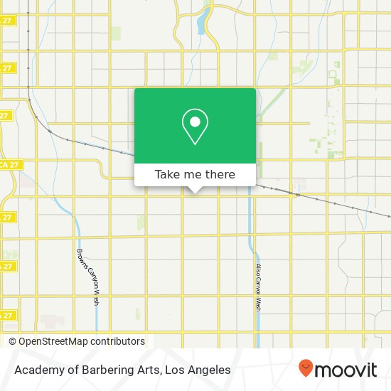 Mapa de Academy of Barbering Arts