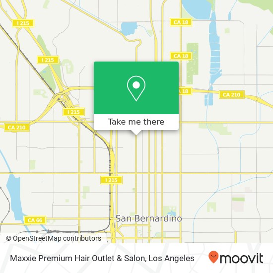 Mapa de Maxxie Premium Hair Outlet & Salon