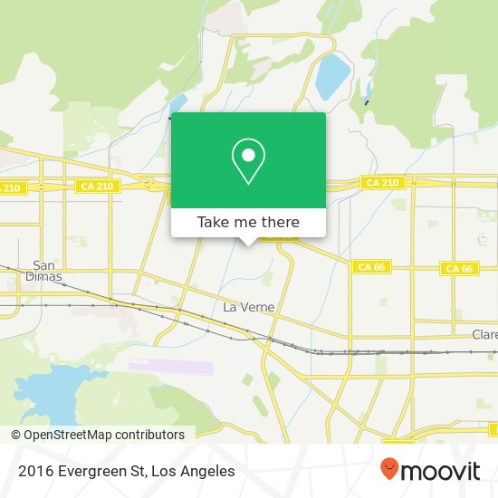 2016 Evergreen St map
