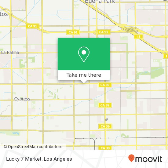 Mapa de Lucky 7 Market