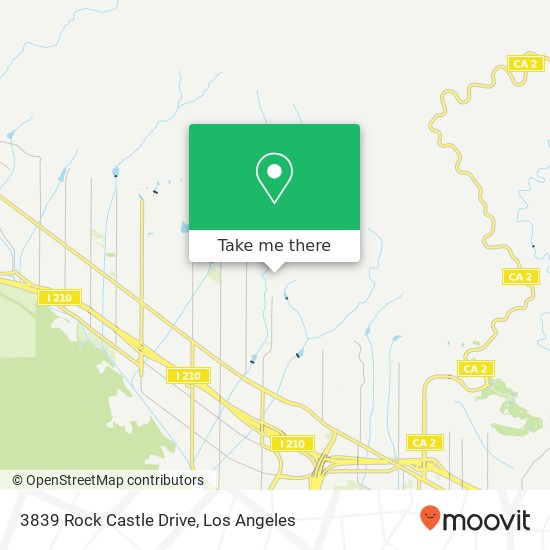 Mapa de 3839 Rock Castle Drive