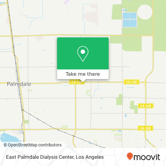 Mapa de East Palmdale Dialysis Center