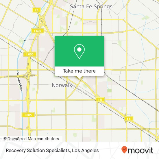 Recovery Solution Specialists map