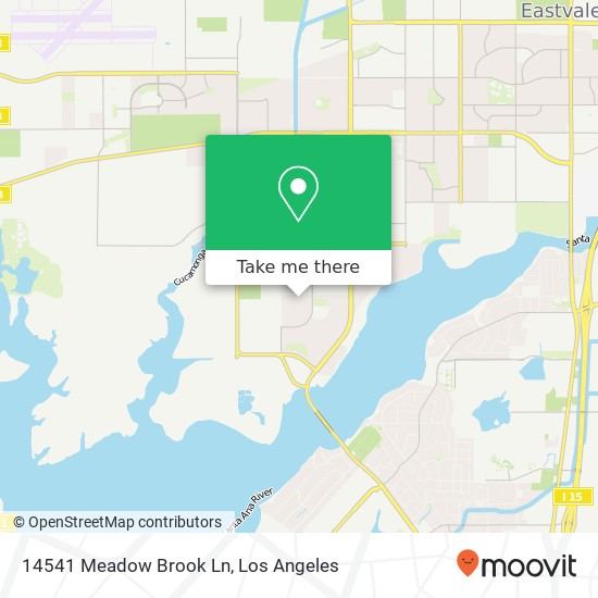 14541 Meadow Brook Ln map