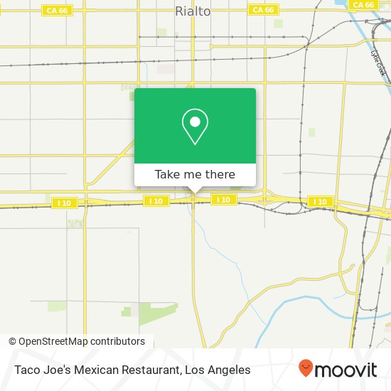 Taco Joe's Mexican Restaurant map