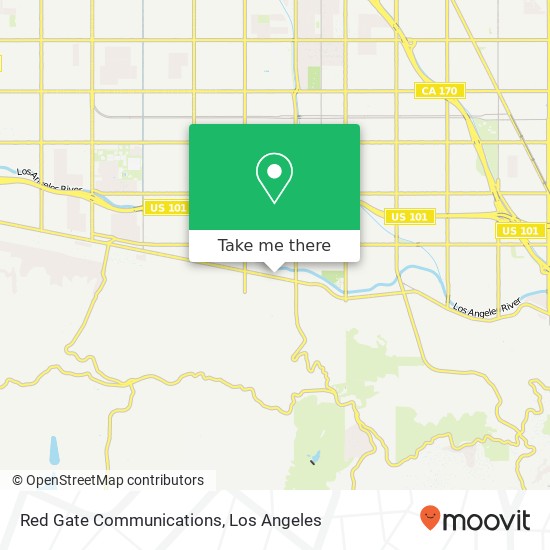 Mapa de Red Gate Communications