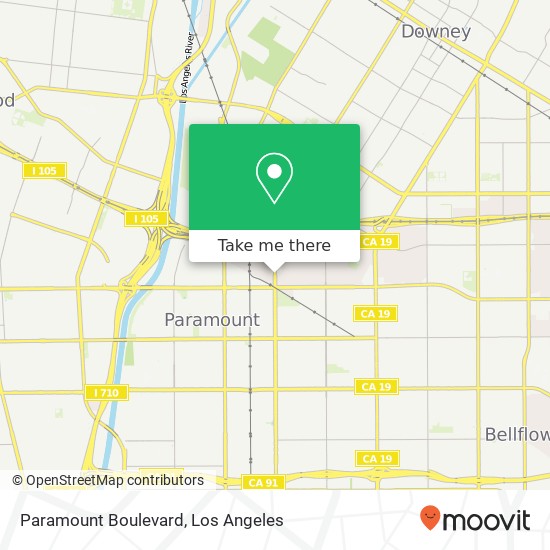 Paramount Boulevard map