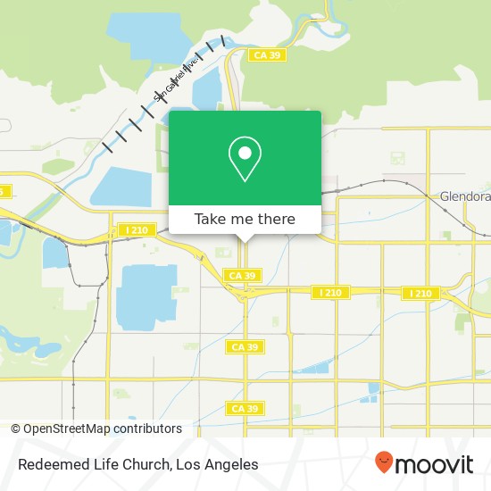 Redeemed Life Church map