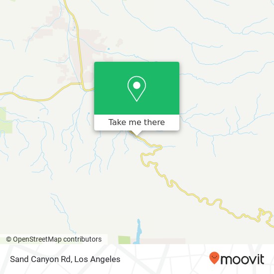 Sand Canyon Rd map