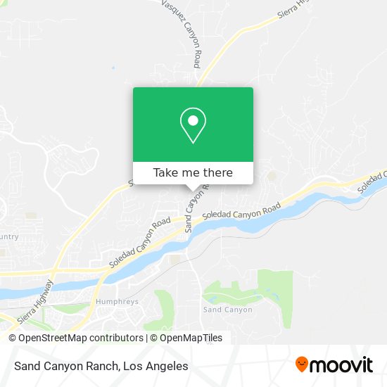 Mapa de Sand Canyon Ranch