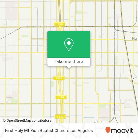 Mapa de First Holy Mt Zion Baptist Church