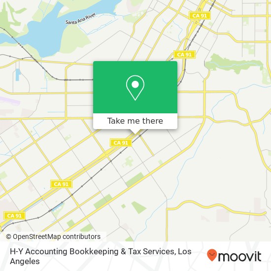 H-Y Accounting Bookkeeping & Tax Services map