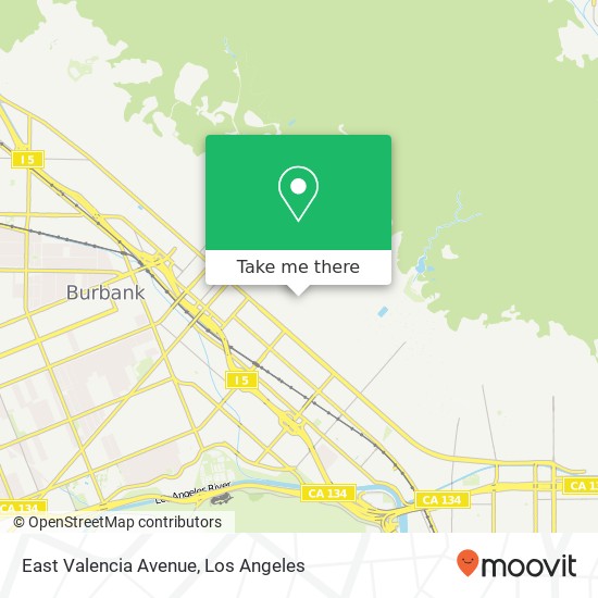 Mapa de East Valencia Avenue
