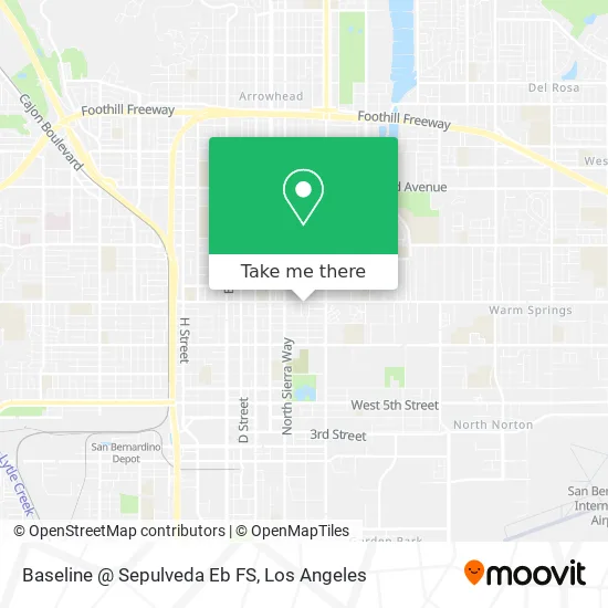 Baseline @ Sepulveda Eb FS map