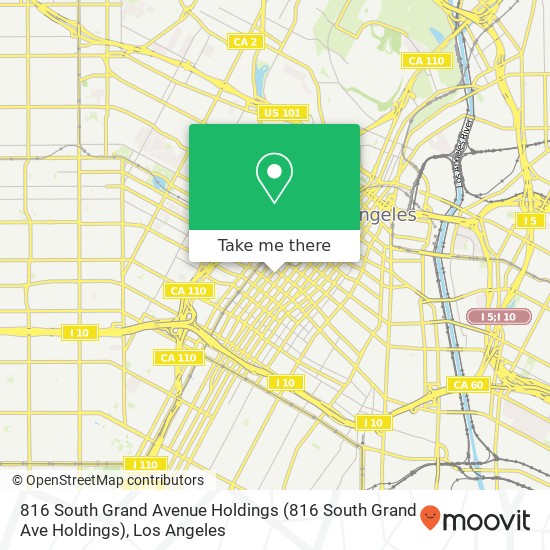 816 South Grand Avenue Holdings map
