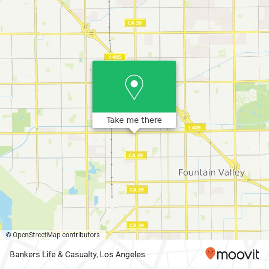 Mapa de Bankers Life & Casualty