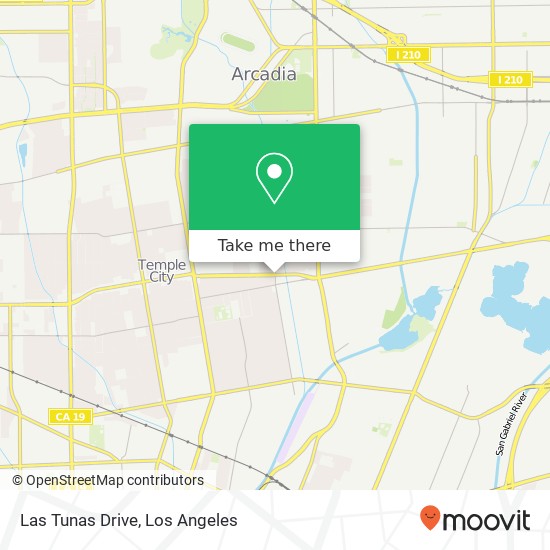 Las Tunas Drive map