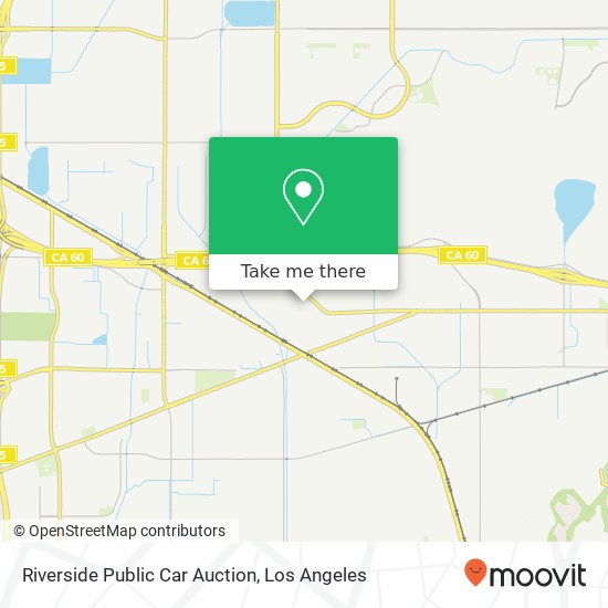 Riverside Public Car Auction map