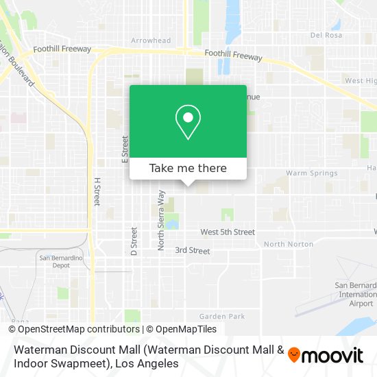 Mapa de Waterman Discount Mall (Waterman Discount Mall & Indoor Swapmeet)