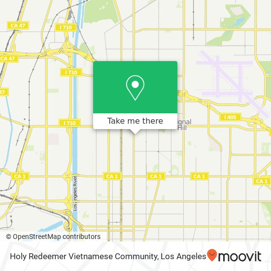 Holy Redeemer Vietnamese Community map