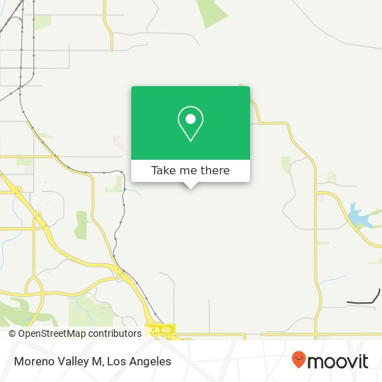 Mapa de Moreno Valley M
