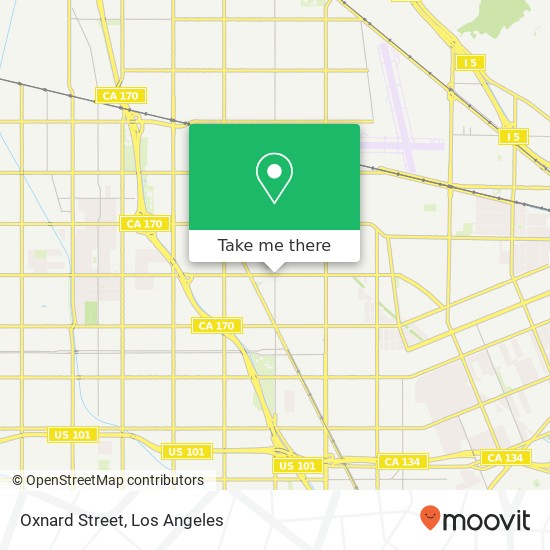 Oxnard Street map