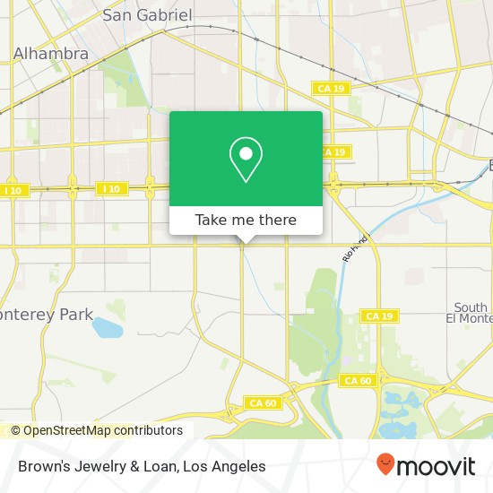 Brown's Jewelry & Loan map