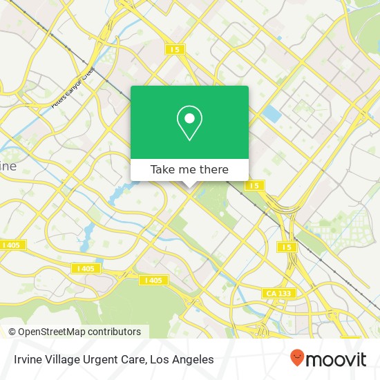 Irvine Village Urgent Care map