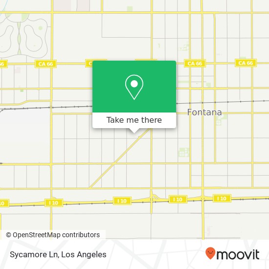 Sycamore Ln map