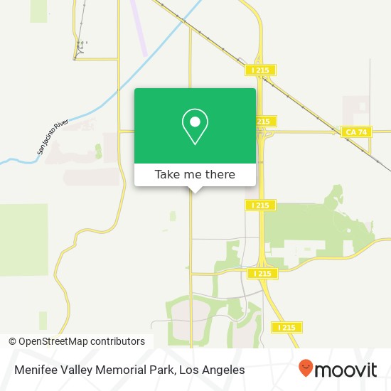 Mapa de Menifee Valley Memorial Park