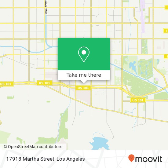 17918 Martha Street map