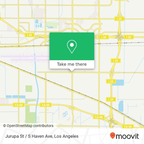 Mapa de Jurupa St / S Haven Ave