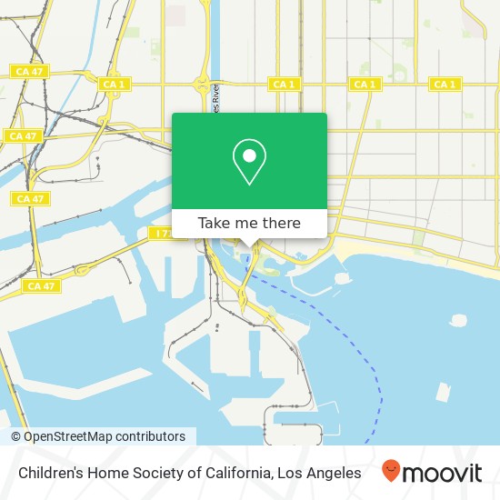 Children's Home Society of California map