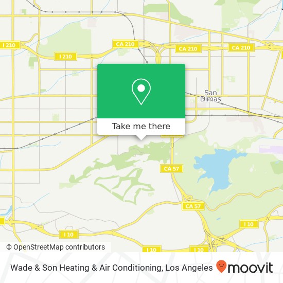 Mapa de Wade & Son Heating & Air Conditioning