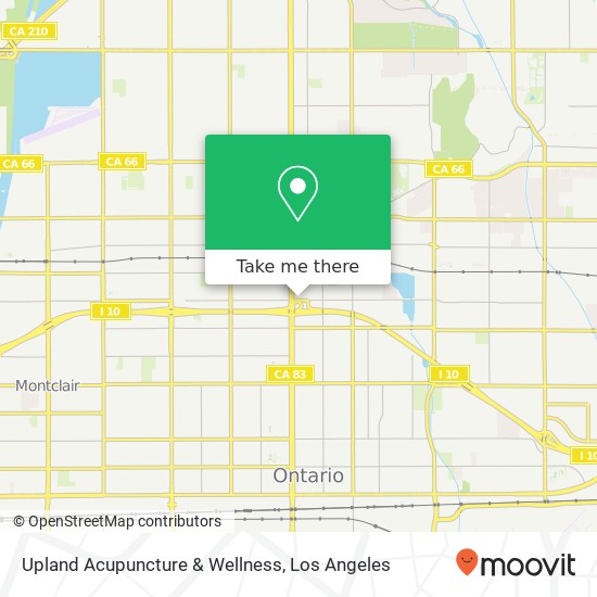 Mapa de Upland Acupuncture & Wellness