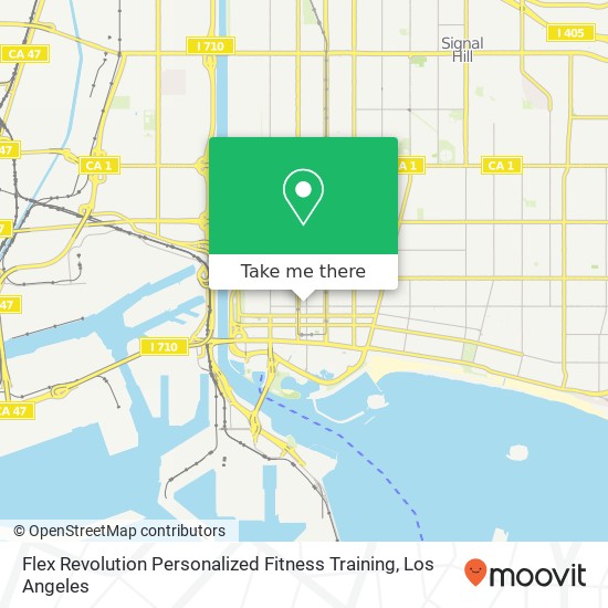 Flex Revolution Personalized Fitness Training map
