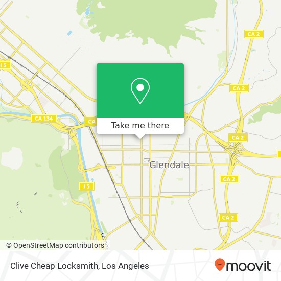 Mapa de Clive Cheap Locksmith