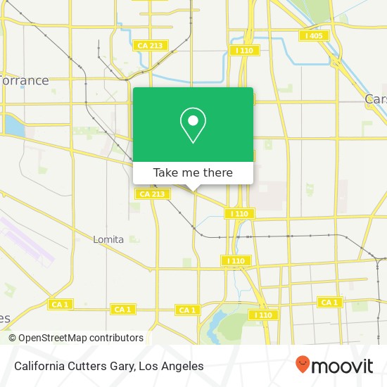 California Cutters Gary map