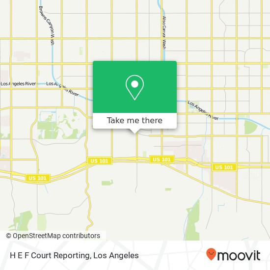 H E F Court Reporting map