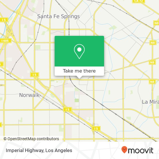 Imperial Highway map