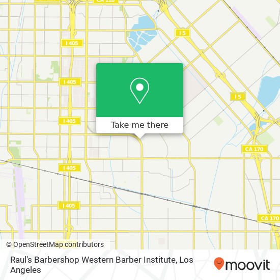 Raul's Barbershop Western Barber Institute map