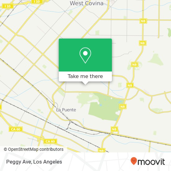 Peggy Ave map