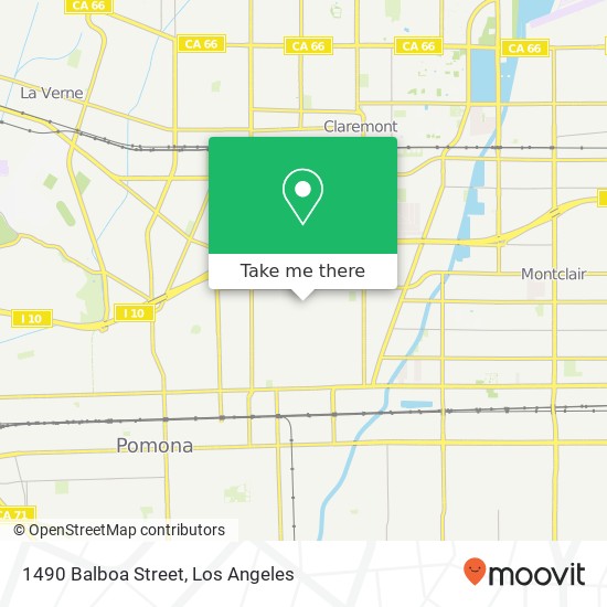 Mapa de 1490 Balboa Street