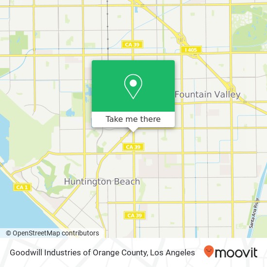 Goodwill Industries of Orange County map