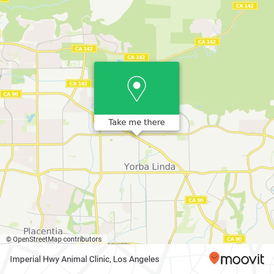 Imperial Hwy Animal Clinic map