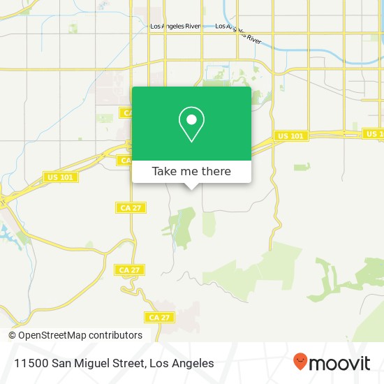 11500 San Miguel Street map